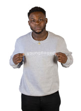 Cargar imagen en el visor de la galería, TEAM CREW NECK - HEATHER GREY
